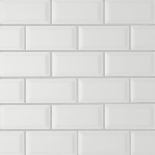 Clara 2.75 x 11 Matte Porcelain Tile in White