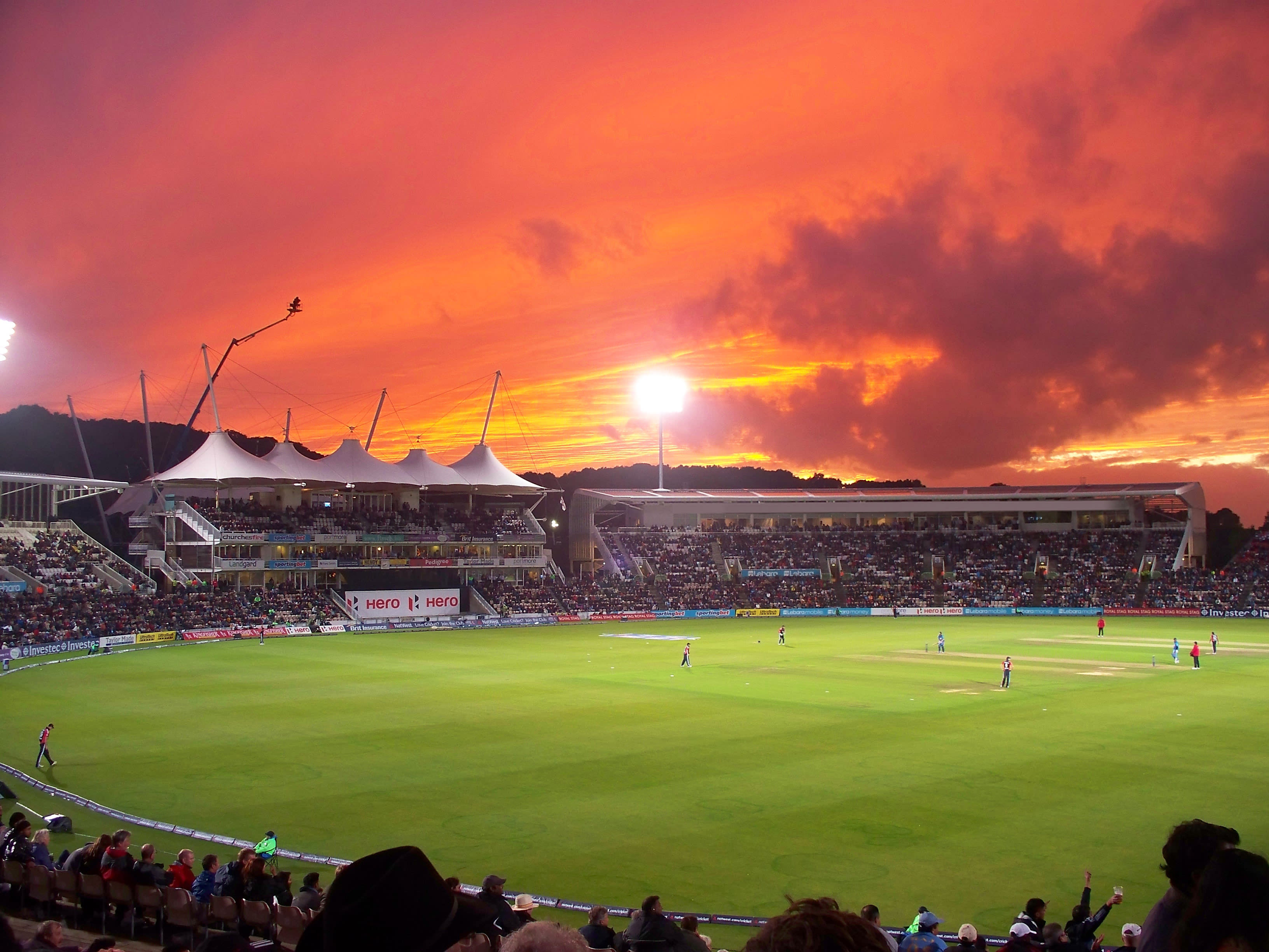 Panoramic shot of The Ageas Bowl