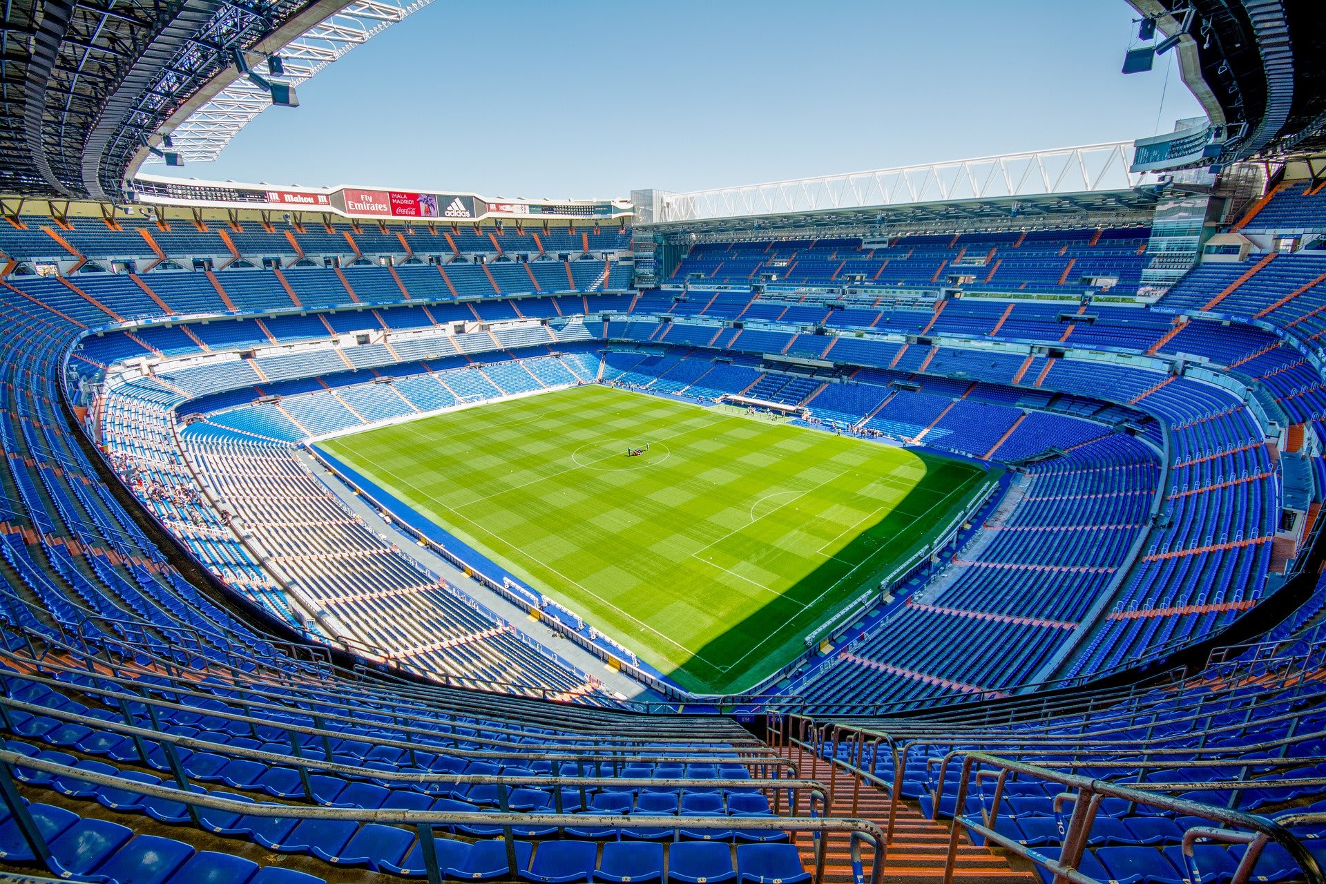 Stamford Bridge stadium from above