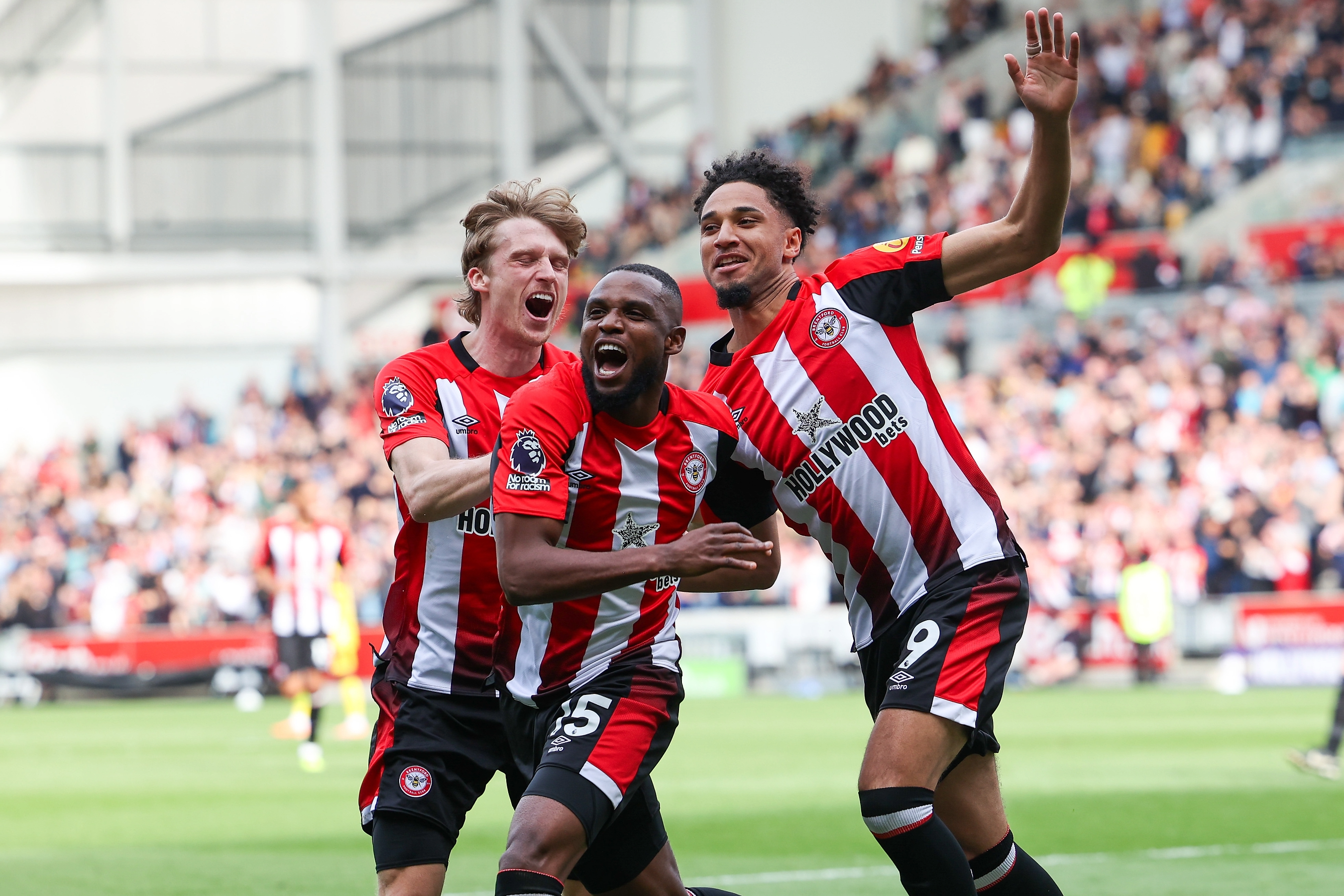 Brentford players