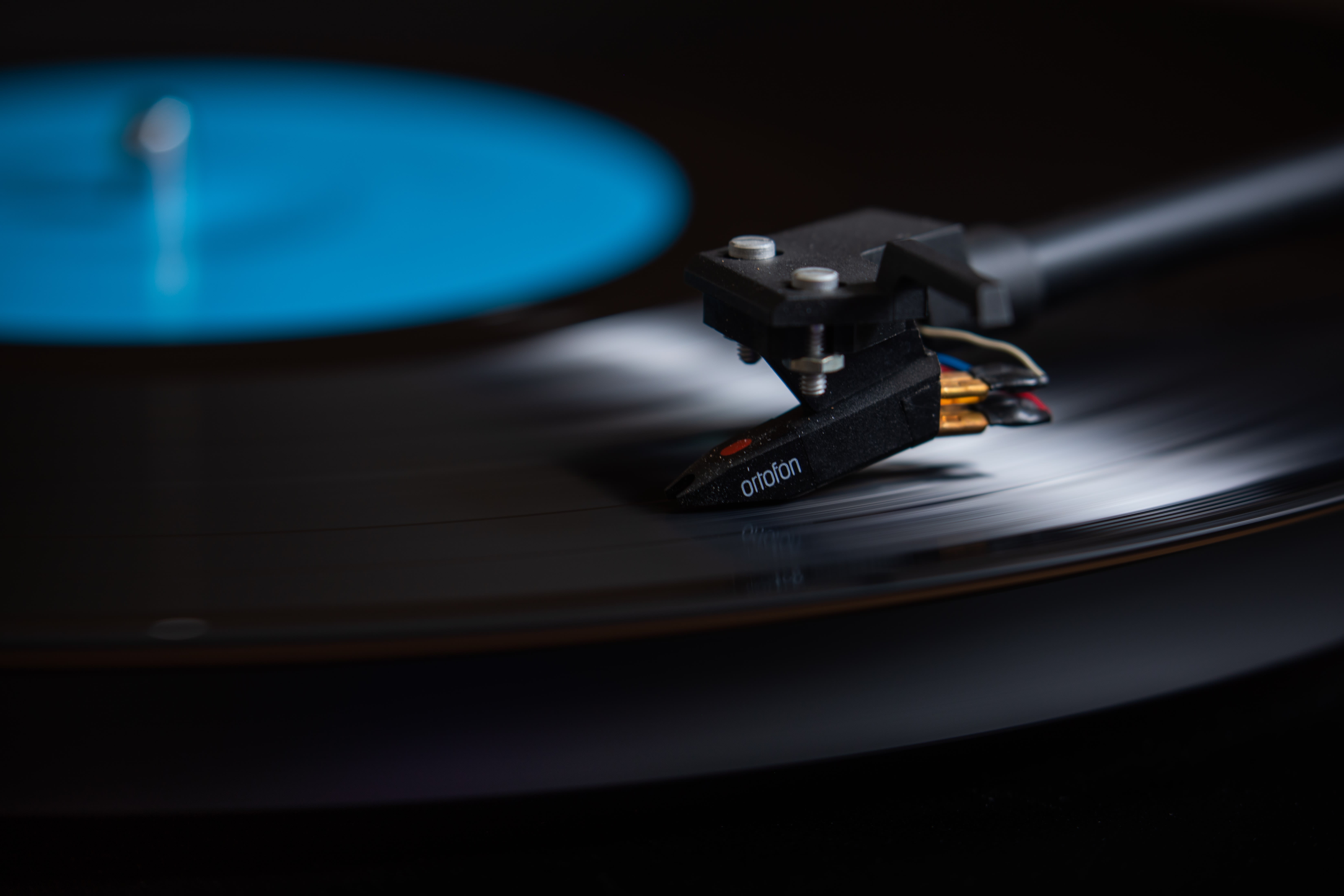 A record playing.