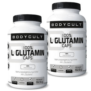 100% Glutamin Caps 2er Pack