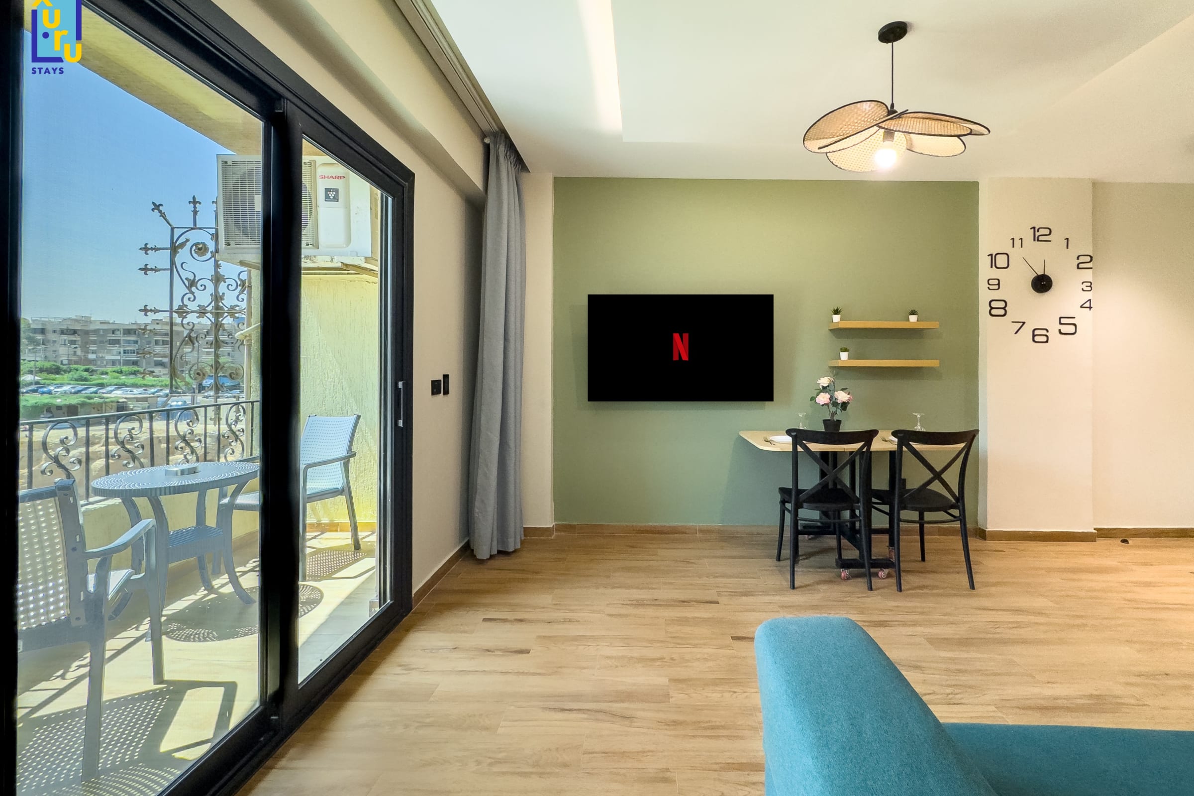 The 1BDR Layover Lounge w/ Jacuzzi 5min to CAI Airport — Apartment in Ankara St. (Heliopolis Rock), Building 3, Apartment 204, Cairo, Egypt — photo 12