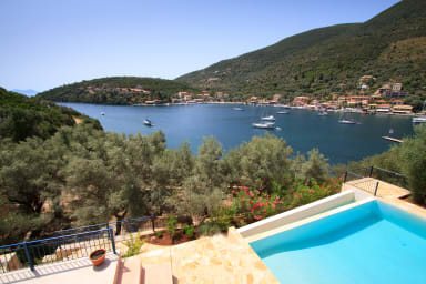 Superbe vue sur la baie de Sivota