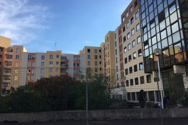 arrière de l'immeuble
