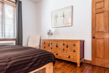 King size bed + sofa bed in the living room + 2 mattresses to be put on the...