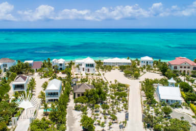 Little Plum in Coconut Road; Grace Bay Beach as seen from above.