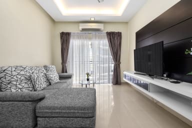 A cozy living room 