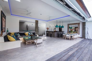 The living area of the property.