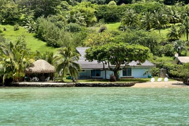 Beautiful beachfront and shallow waters