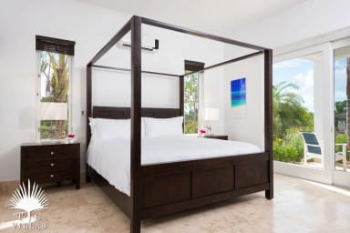 Master suite with beach access.