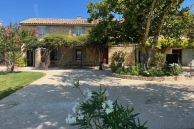View of the house from the garden