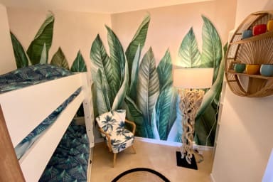 Chambre enfants avec lit superposé