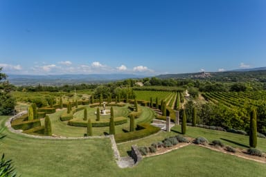 View of Mont Ventoux from this superb holiday home