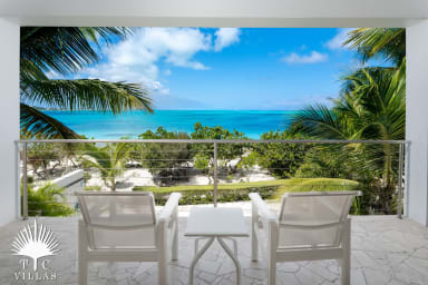 Master suite balcony with beach views.