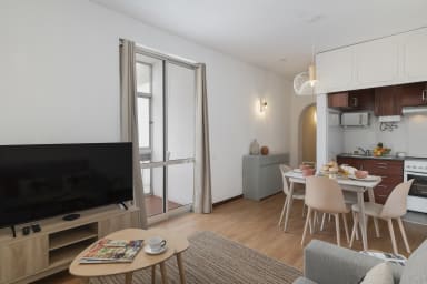 Livingroom and dining area