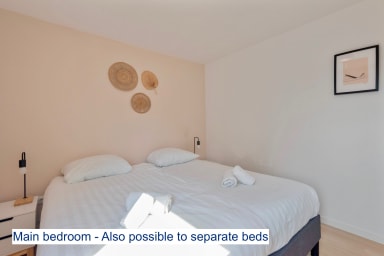 Possibility to place the beds together or separately