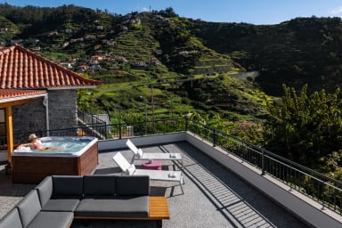 Balcony and relaxing chair