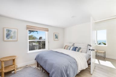 Lower Bedroom 2 has a comfortable queen bed 