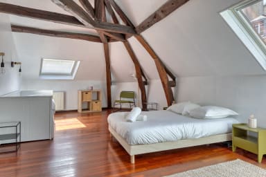 Suite parentale avec lit double et lit gigogne