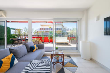 2P Terrasse Cannes– Pointe Croisette