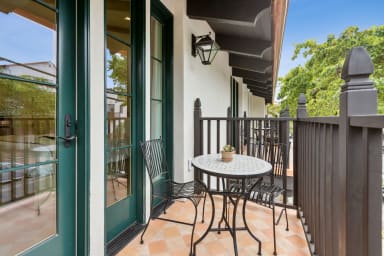 Private Balcony with outdoor seating