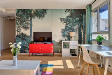 Salon avec TV