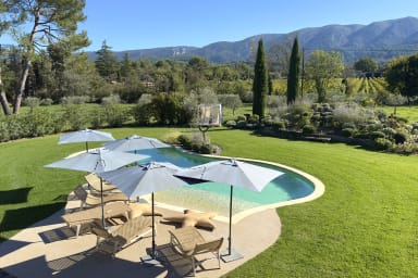 The view from the Master bedroom's terrace