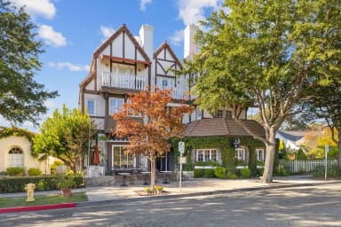 Stay in a European-style retreat, right in downtown Solvang.