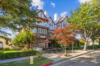 Stay in a European-style retreat, right in downtown Solvang.