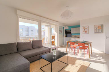 Imaginez-vous dans ce salon convivial 