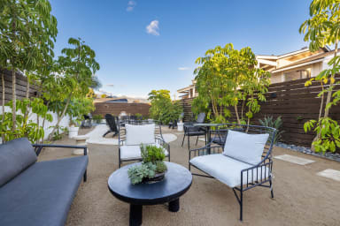 Relax, grill, and unwind in our cozy outdoor lounge.