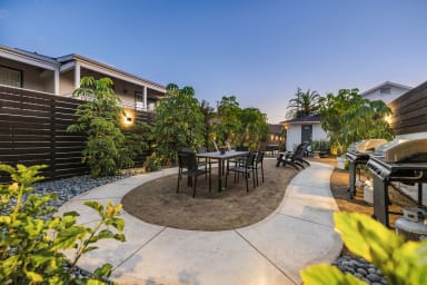 Relax, grill, and unwind in our cozy outdoor lounge.