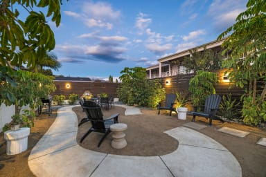 Relax, grill, and unwind in our cozy outdoor lounge.