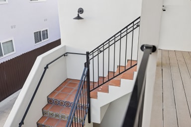 Every step is a splash of joy, leading to your bright and happy home.