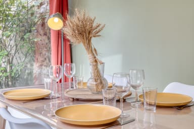 Décoration de la table à manger