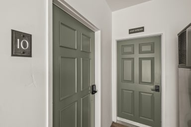 Secure entry with personalized smart lock code for easy self-check-in.