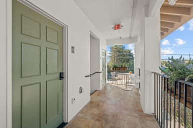 Secure entry with personalized smart lock code for easy self-check-in.