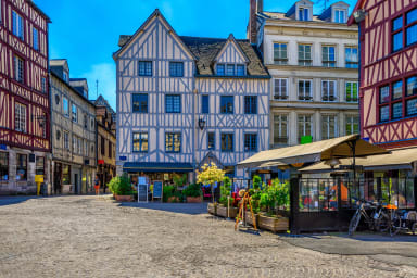 La Place du Vieux-Marché de Rouen