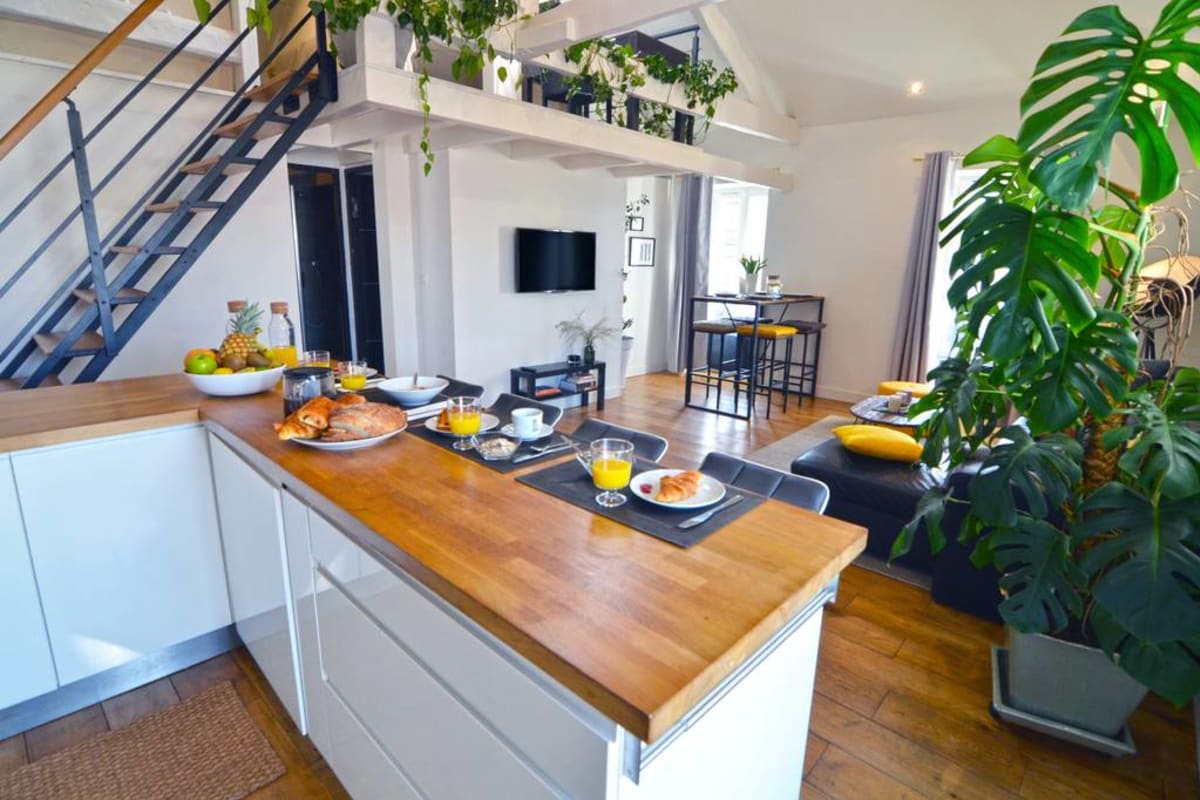 Immobilier Duplex Elegant avec rooftop et jacuzzi privé  