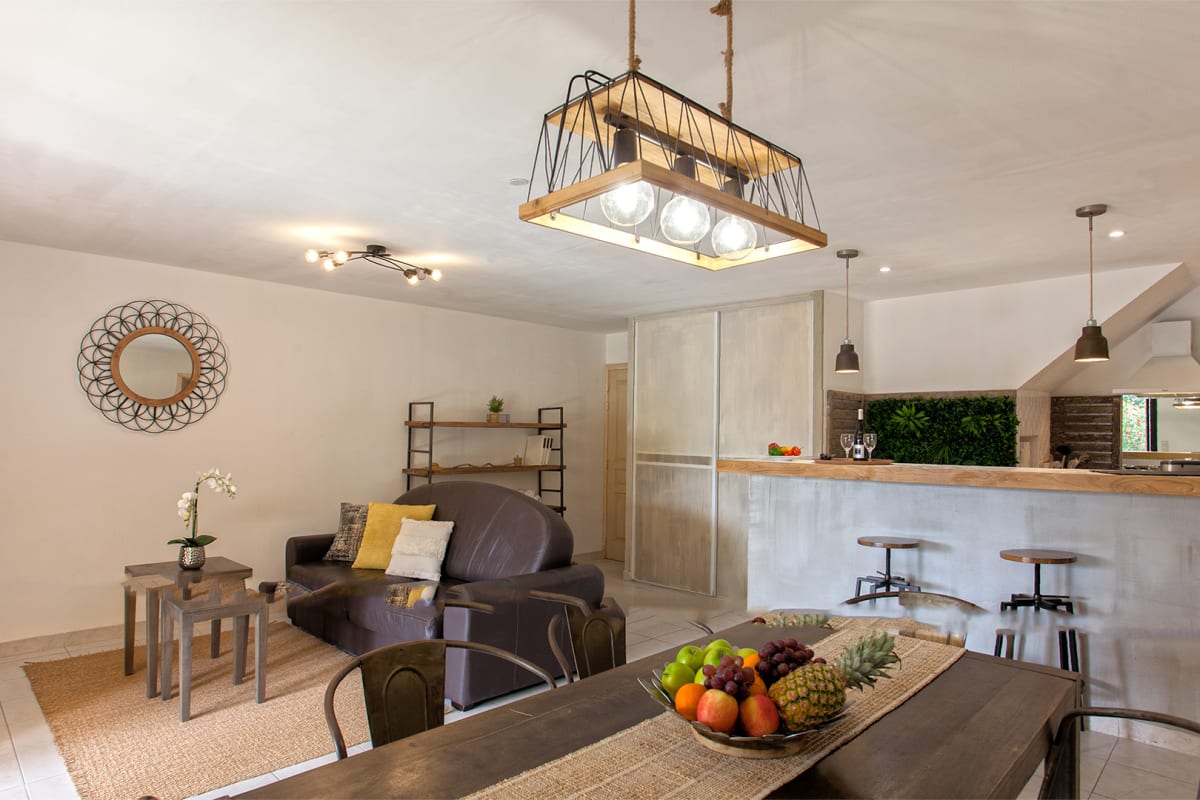 location de vacances figuier avec jardin barbecue piscine chauffée à Calvi