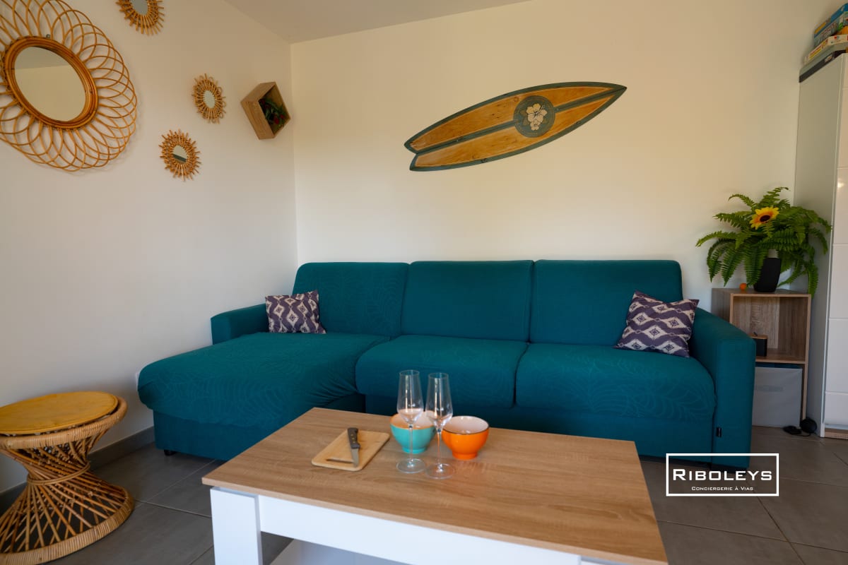 Appartement   Riboleys - T2 avec clim, wifiI et piscine