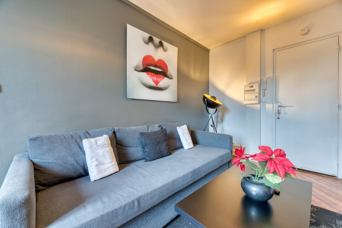 Appartement Le French Romance, F2 rénové, hyper-centre de Rouen 