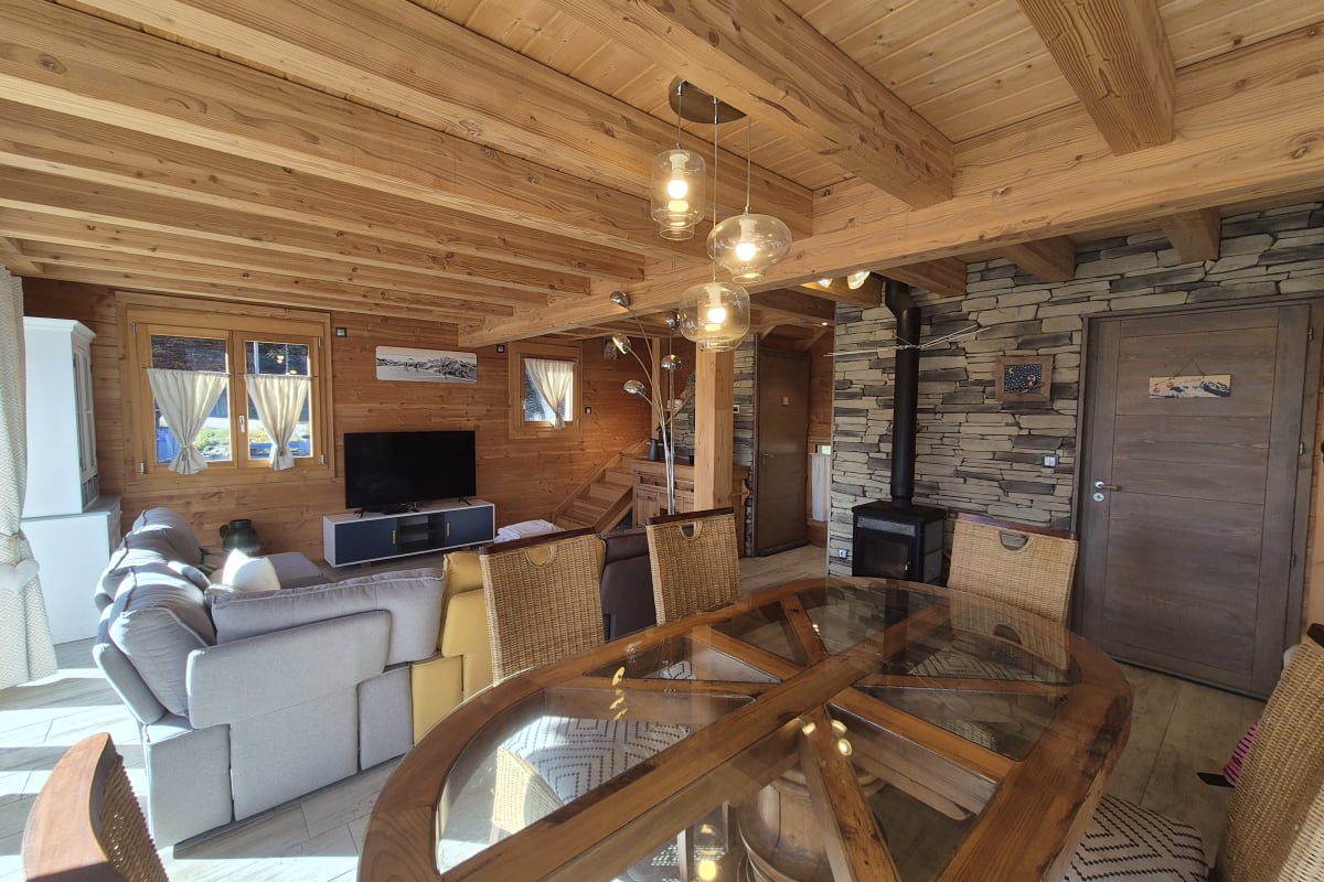  Chalet Chalet d'exception à louer à La Féclaz – 4 chambres, 10 couchages