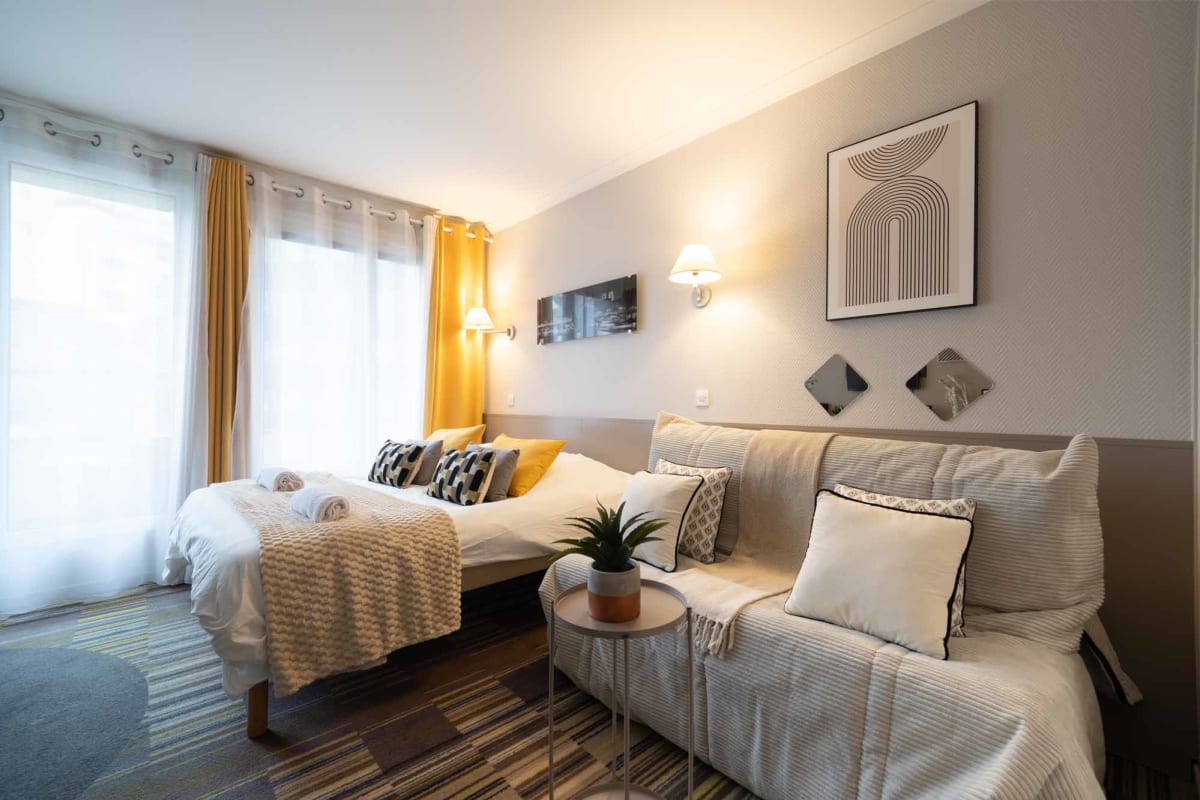  Appartement Paris Porte de Versailles Cosy Lodge 1 Appart hôtel parking, wifi 4 pers