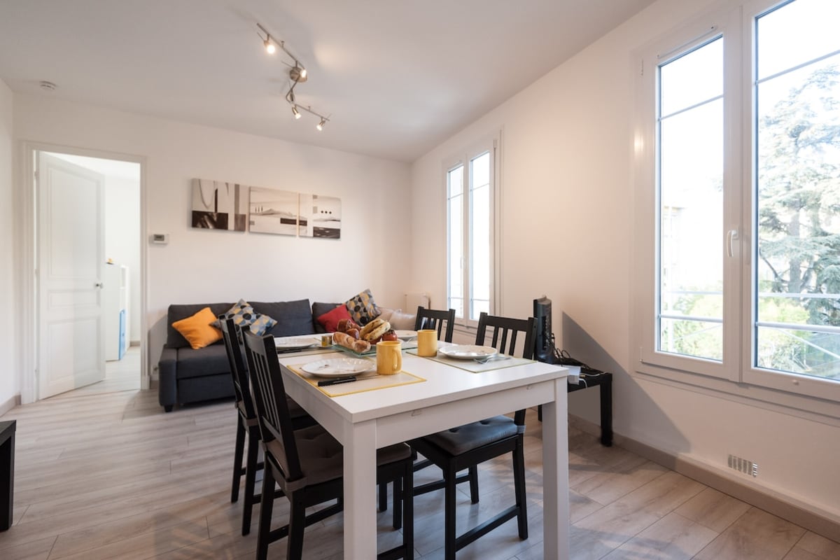 3P dans Villa Nicoise★vue★calme★central★parking