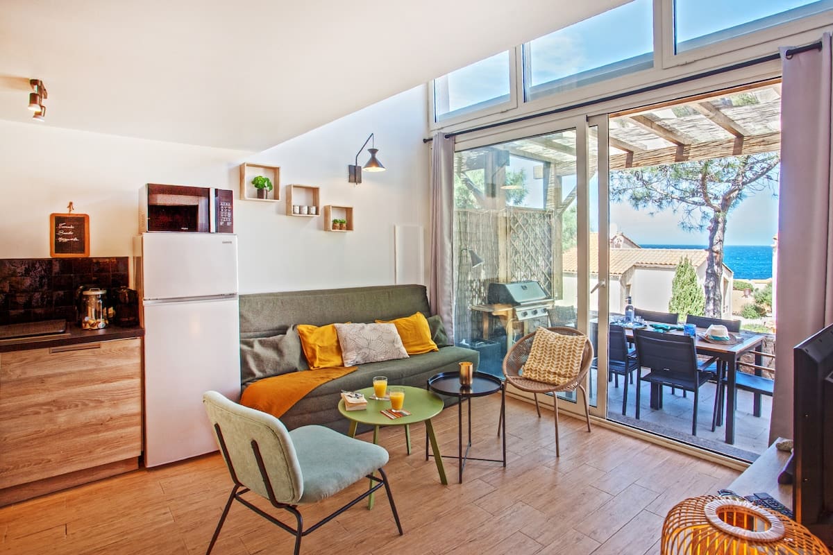 Les Lauriers Roses, appartement vue mer