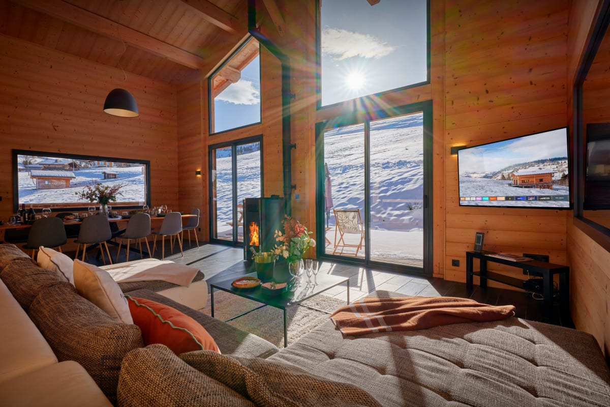  Chalet Chalet pour 12 moderne et lumineux sur les pistes - OVO Network