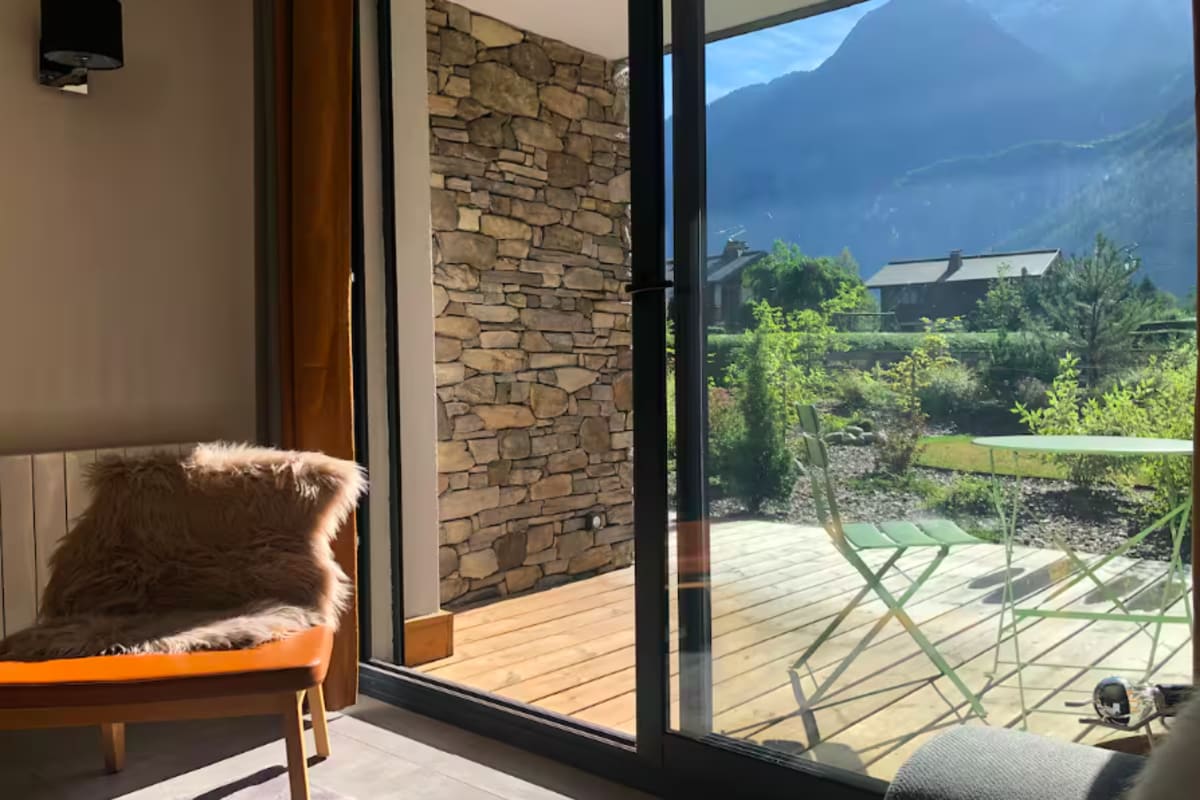  Appartement Vue Mont Blanc, spa / piscine, séjour unique