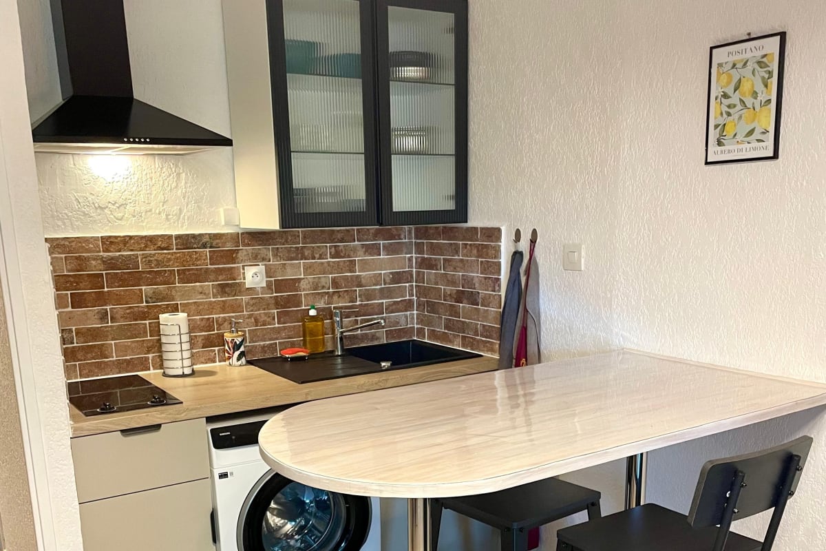 Appartement Studio chaleureux à quelques pas de la plage 